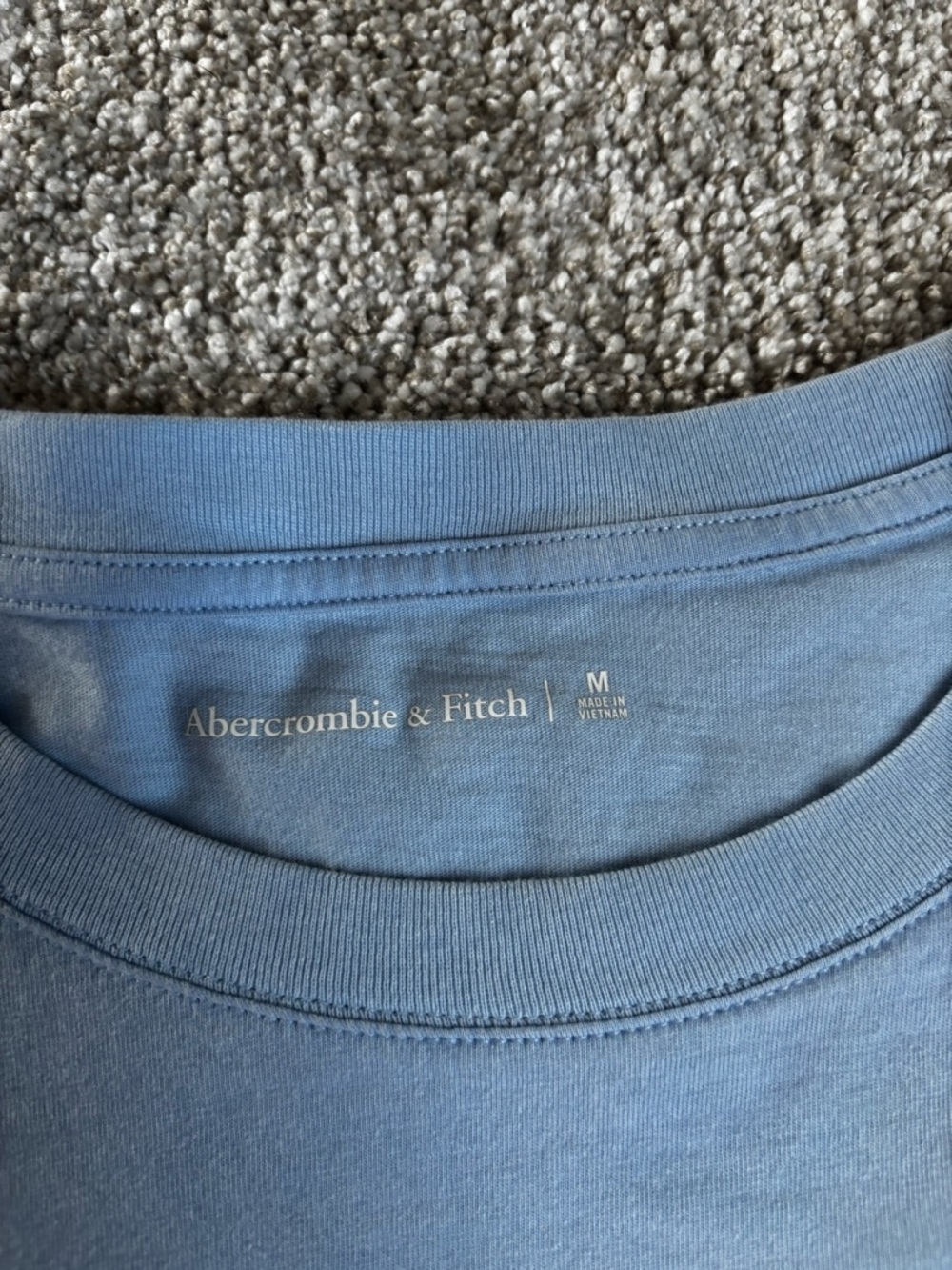 Abercrombie & Fitch Sky Blue Crewneck Tee